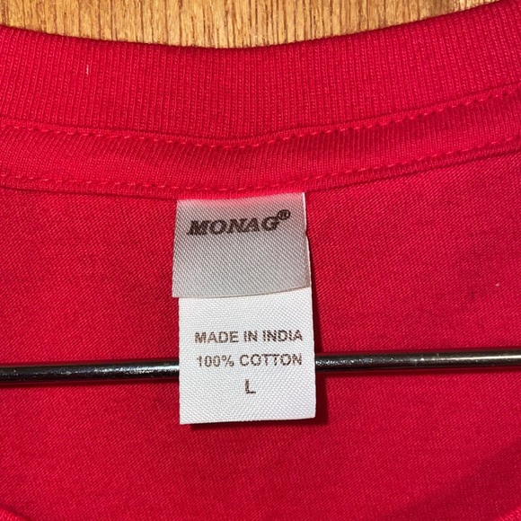 •MONAG•RED DR.SUESS THEMED MATURITY SHORT SLEEVE TEE SHIRT SIZE LARGE EUC - Picture 3 of 5